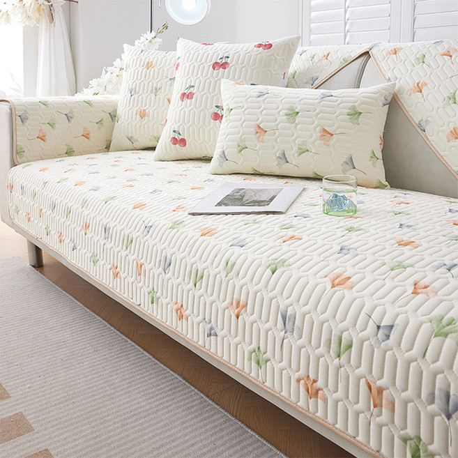 알럽홈 깔끔 패턴 누빔 소파 패드 L261-0082