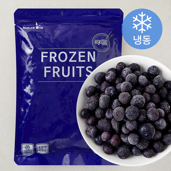 국내산 유기농 인증 블루베리 (냉동), 1kg, 1개