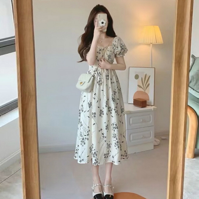 피어니스트 요정 플로럴 롱 원피스 빅사이즈 포함