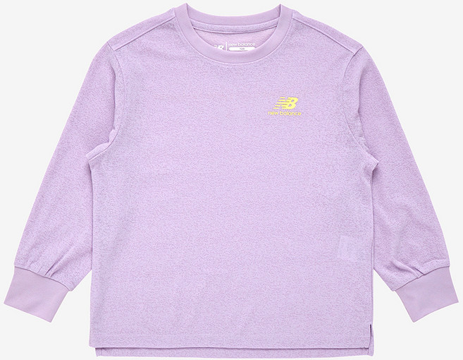 뉴발란스키즈 아동용 통기성 에센셜 융착사 긴팔 티셔츠