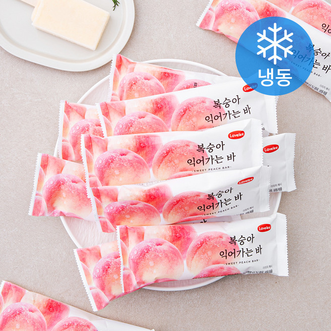 라벨리 복숭아 익어가는 바 (냉동), 80ml, 1개입, 40개