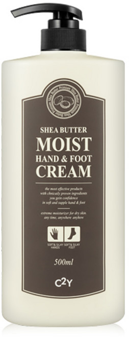 네츄럴아일랜드 쉐어버터 핸드&풋크림, 500ml, 1개