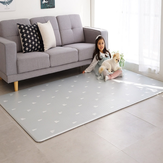 삼바텍 12T 양면 유아 놀이방매트, 파인트리