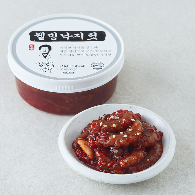 동광 김정숙 젓갈 웰빙낙지젓, 120g, 1개