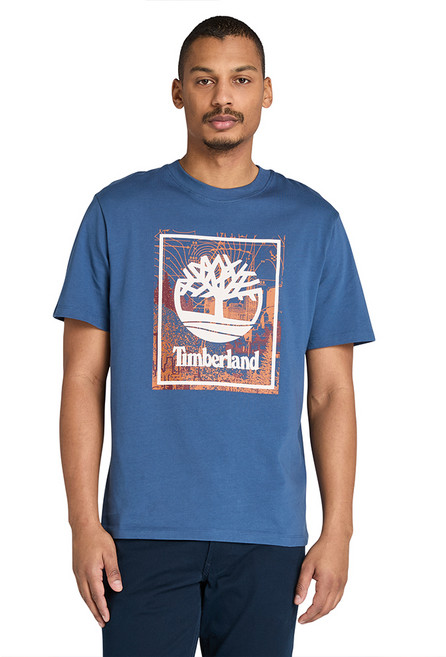 Timberland 男款圖案樹木Logo棉質短袖T恤 TB0A6NQBCY21