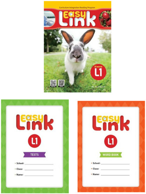 NE Build&Grow Easy Link Student Book + Workbook + QR Code + Tests + Word Book 國小一年級, 3卷, L1