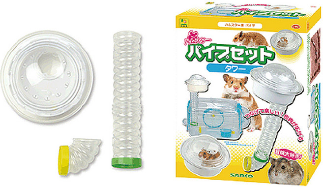 SANKO WILD U063 倉鼠管道塔套組, 單一顏色, 1套