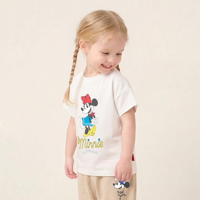 밀크마일 디즈니 미니마우스 오션캡틴즈 티셔츠