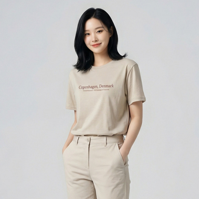 레몬소울 여성용 COPENHAGEN 반팔 티셔츠