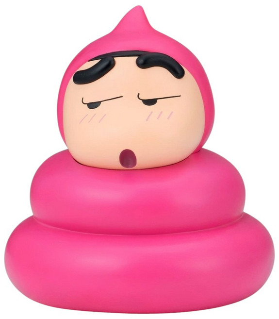 BANPRESTO 代理版 大大的SOFVIMATES 蠟筆小新 cosplay便便造型公仔 ver.A, 1個