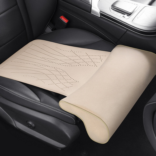 Ez2mk 다용도 자동차 시트 다리 확장 브라켓 쿠션 MS-870, 베이지, 1개