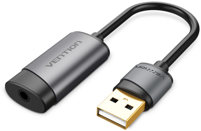 벤션 고급형 USB 외장형 사운드카드 어댑터, CDJHB, 1개