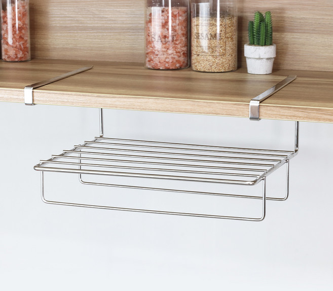 엔에이치비 도마 행주 조리도구 거치대, 실버, 1개