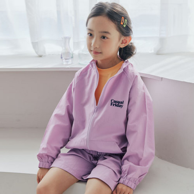 바브키즈 아동용 냉감 통기성 CF 집업 상하의 세트