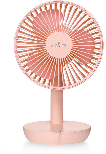 모리츠 BLDC 무선 포터블 선풍기, MO-2P06FJ, 핑크