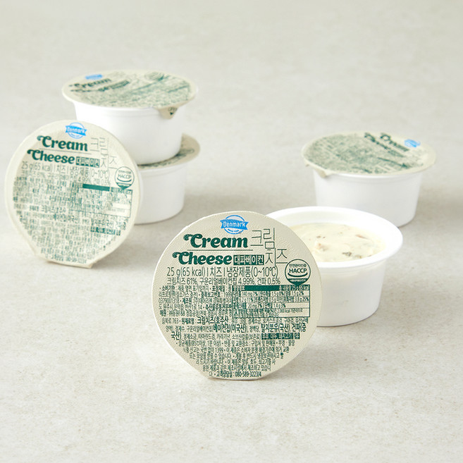 덴마크 크림치즈 대파베이컨, 25g, 6개, 1개입