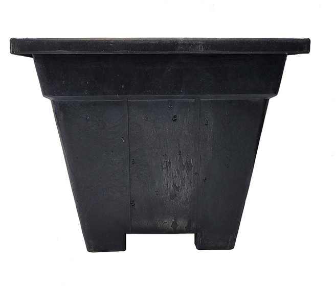 정사각 화분, 검정색, 1개