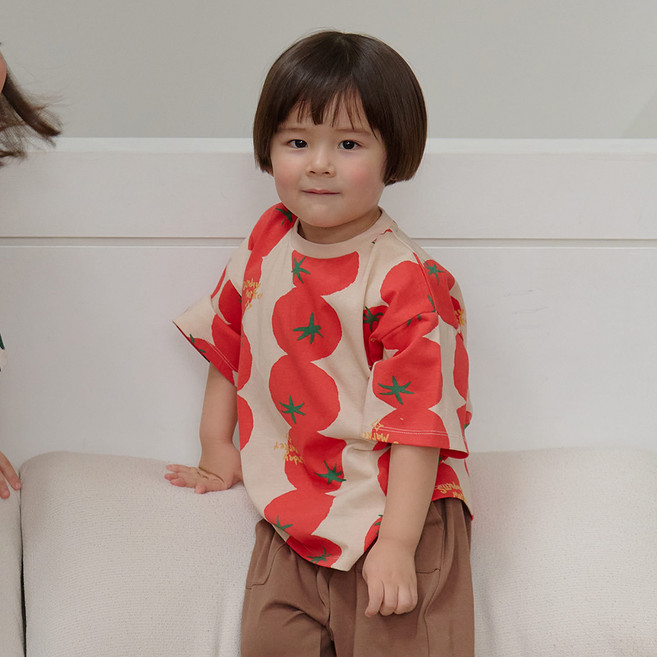 Cordi-i 兒童蔬菜花園五分袖上下套裝