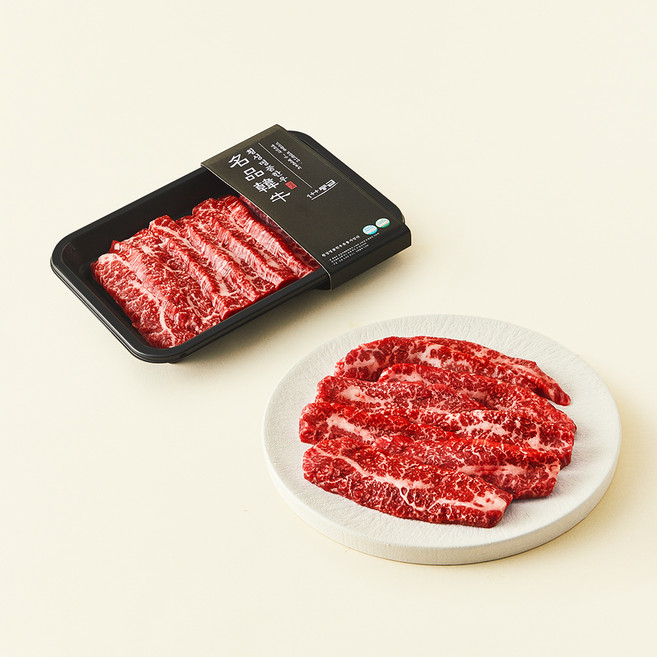 횡성명품한우유통사업단 앞치마살 1++등급 (7) 구이용 (냉장), 200g, 1개