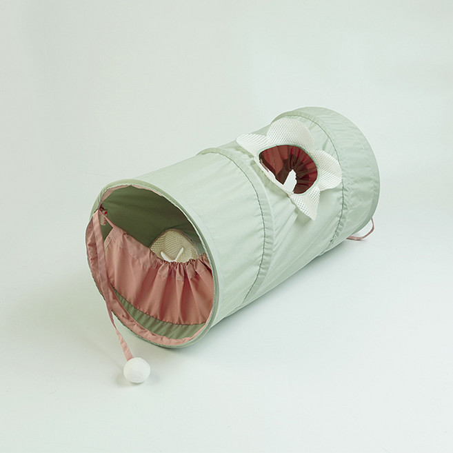 데이소이 고양이 플라워 빼꼼 터널, 그린, 1개