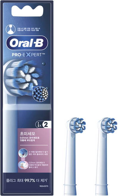 Oral-B 歐樂B Pro Expert超細毛刷頭組 EB60X 白色, 1組