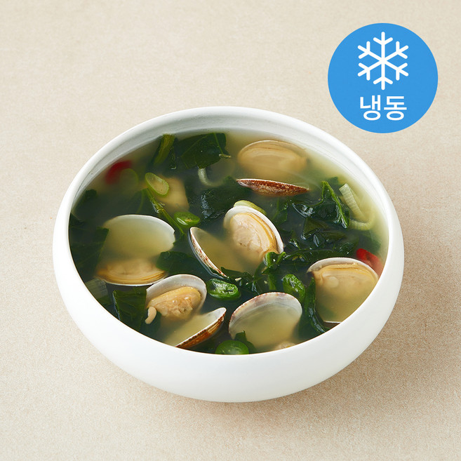 온해온 바지락 시금치 된장국 (냉동), 130g, 2개
