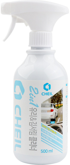 제일 2 in 1 유리 앤 김서림 클리너, 500ml, 1개