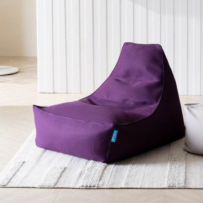 폴리몰리 1인용 콤팩트 빈백 소파 좌식 쿠션 의자 802A, 세인트퍼플