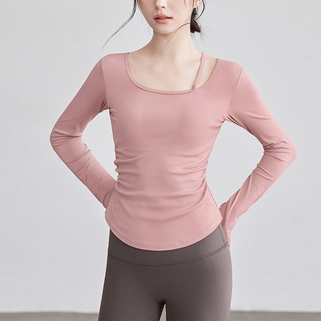 TheSirup 女款附胸墊修身健身上衣