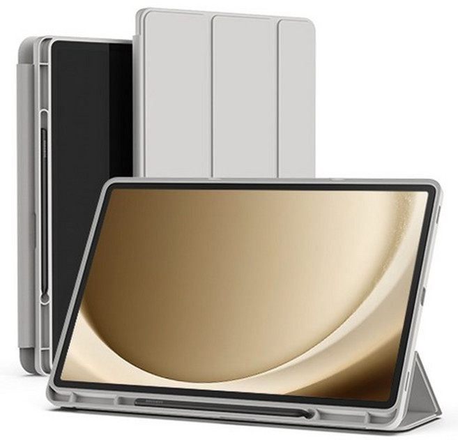 SINJIMORU 平板電腦保護殼 附筆槽, 暖灰色, 1個
