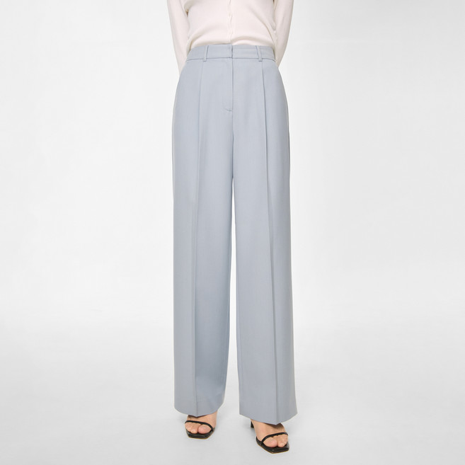 미쏘 여성용 10부 세미와이드 핏업팬츠 롱