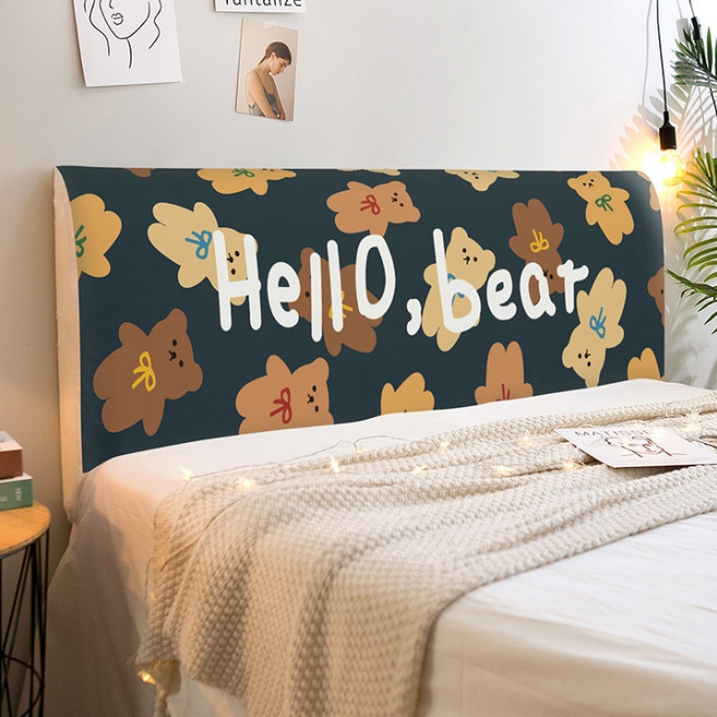 스트레치 노르딕 침대헤드 커버 Z08, 타입9