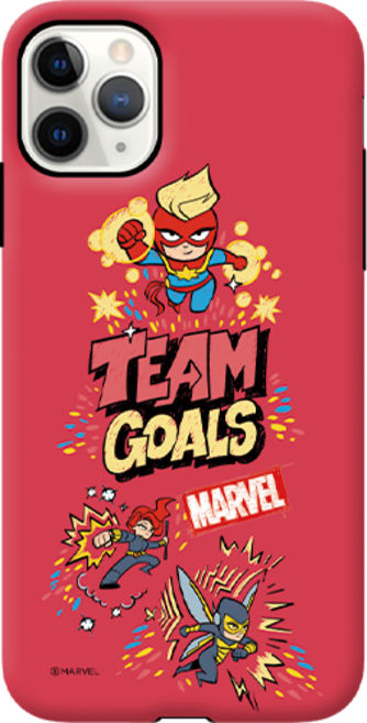 마블 패턴 아머 휴대폰 케이스