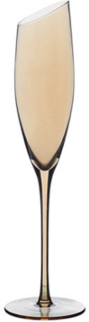 디지티 럭셔리 엠버 샴페인잔, 200ml, 1개