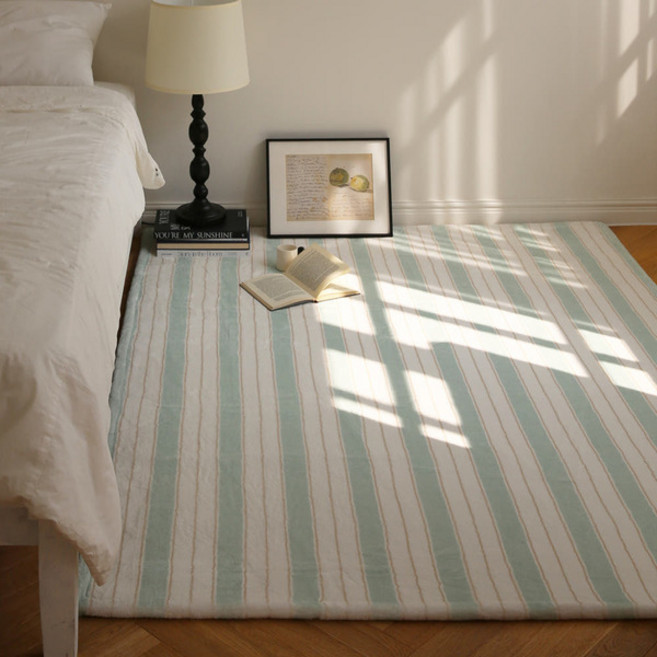 더프리그 스트라이프 팔레트 빈티지 워셔블 거실 러그