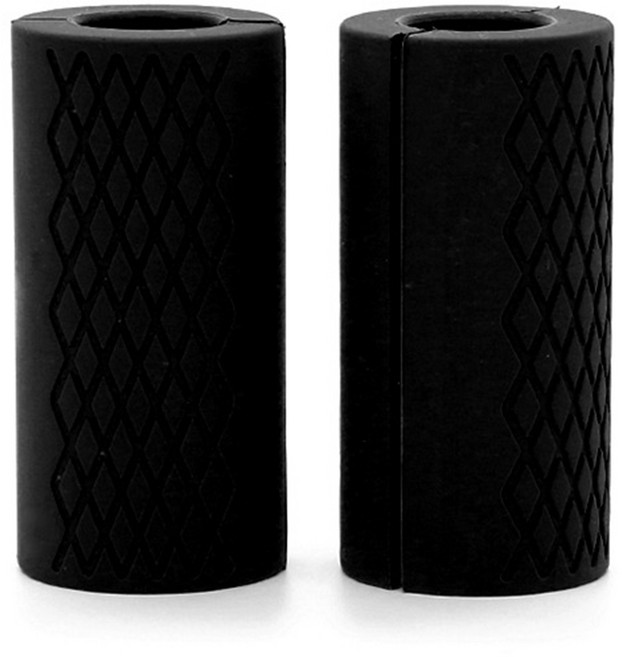 데일리프렌즈 팻그립 악력 헬스 덤벨바, 블랙, 2개