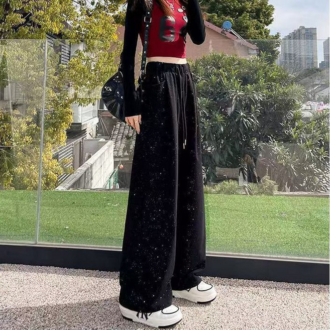 UNHEVE 女款星光獨特寬褲