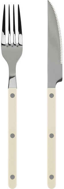 Cher Parve 餐叉+餐刀組, 餐叉 + 餐刀, 1套, 象牙白