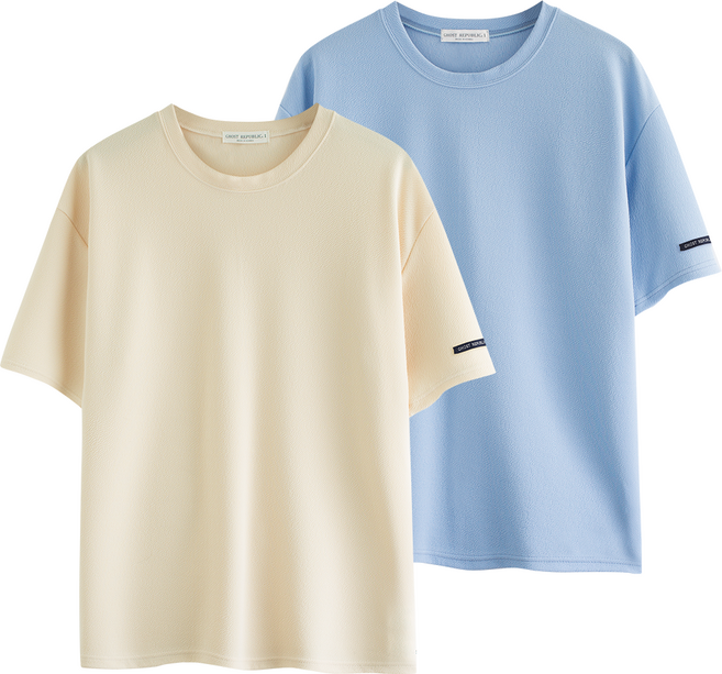 고스트리퍼블릭 리버플 링클프리 반팔티셔츠 2종 시그니처팩 세트 GT-P147