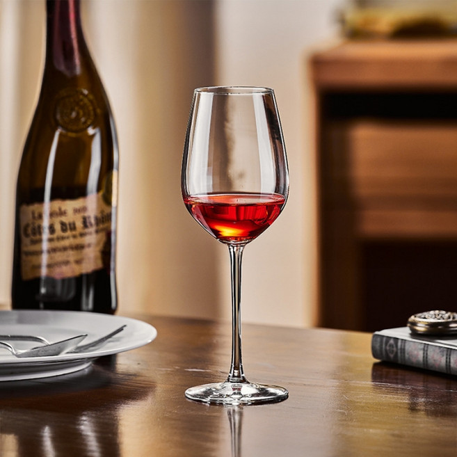 아메리칸로드 데일리 심플 플렛 와인잔 민자 HR2544, 1개, 350ml