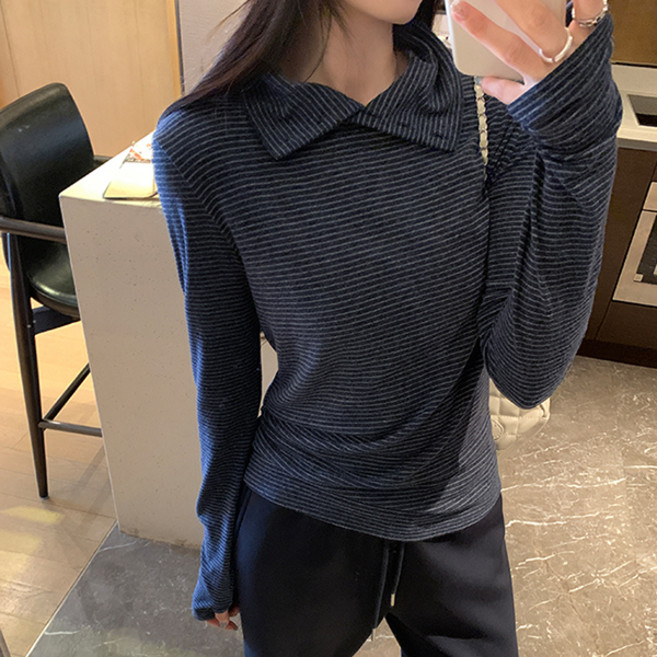 루나걸 여성용 먼트네르 터틀넥 티셔츠 L26SPT010523