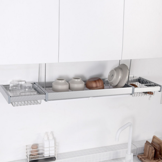 리빙해피 해피홈 프라임 부착식 식기건조대 1000