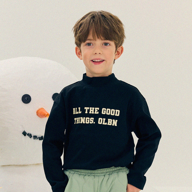 올리반 아동용 올리 베이직 반목 티셔츠