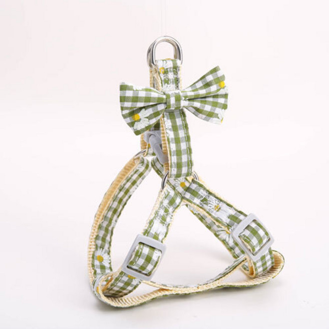 무다스 클래식 체크 페어리 테일 하네스, 그린, 1개