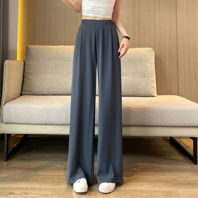 라라티나 여성용 코린 하이웨스트 부드러운 쿨링 와이드 바지