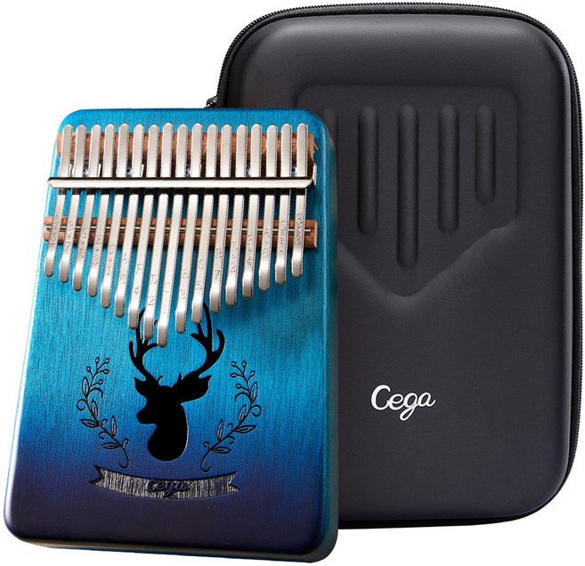 Cega 17音 全單板桃花心木卡林巴琴 附6種配件 CKE02, 1組