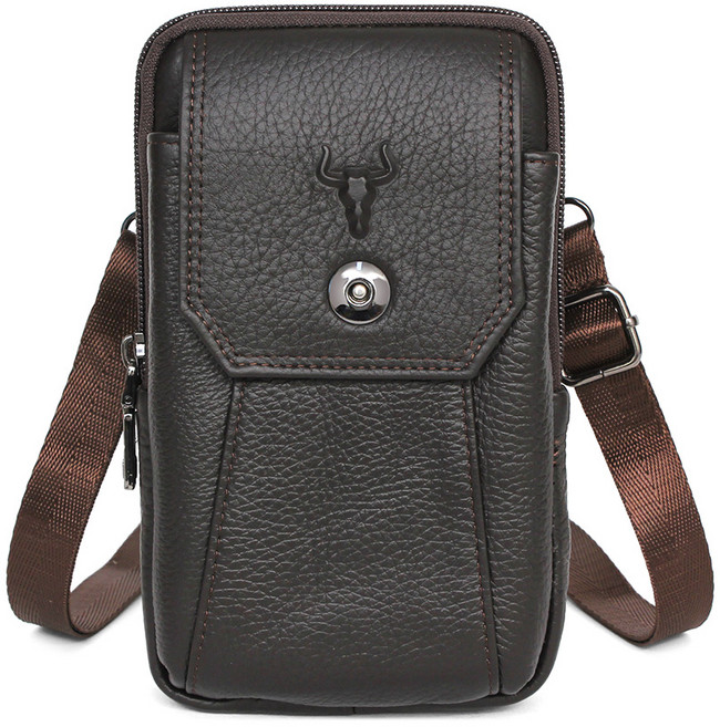 블루마운트 소가죽 미니 크로스 핸드폰가방 Z346-4B
