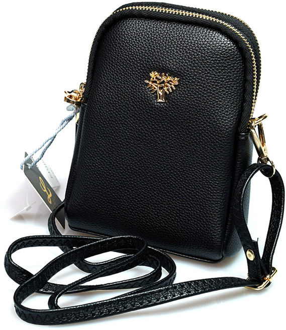 belloHouse 여성용 골드트리 미니 일반형 핸드폰가방