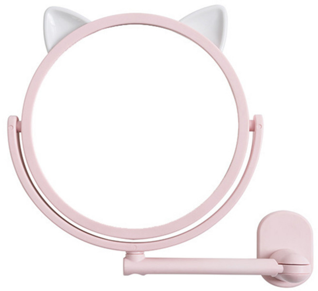 제이라이프 리틀키티 부착식 거울, 핑크