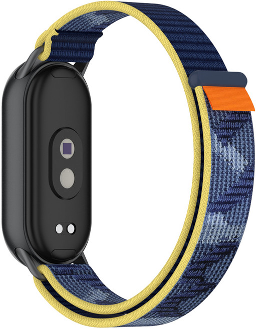 스페이스쉴드 샤오미 미밴드 풀탭 스포츠루프 밸크로 패브릭 나일론 스트랩, 세레니티블루, 1개